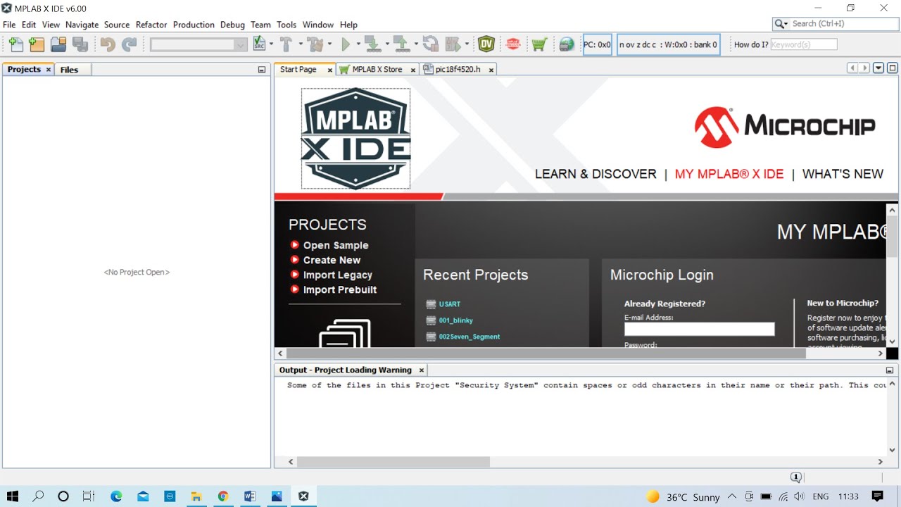 002How to create project using MPLAB X IDE