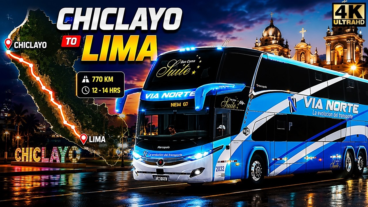 Map Perú NCS V6 | CHICLAYO-LIMA | NEWG7-1800 DD | CD3DSHOP | VIA NORTE #busesdelperu #simulator