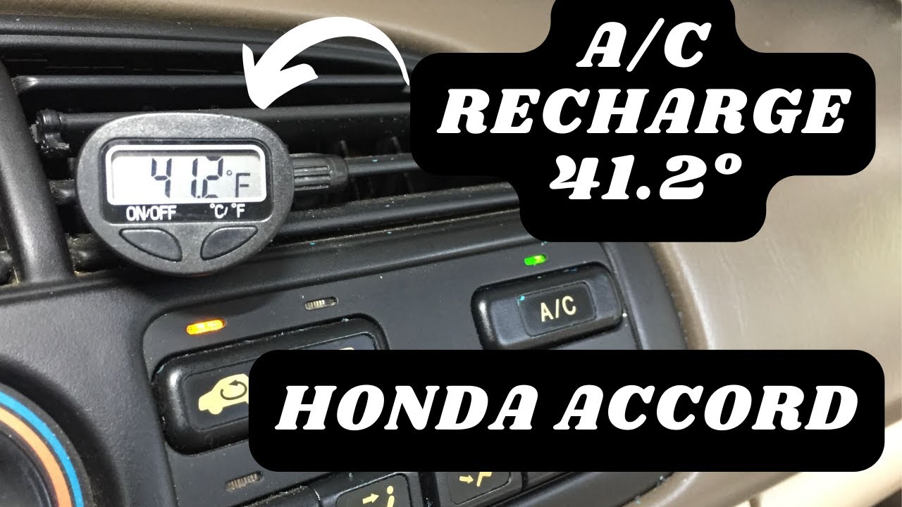 Honda Accord AC Recharge 41.2°F