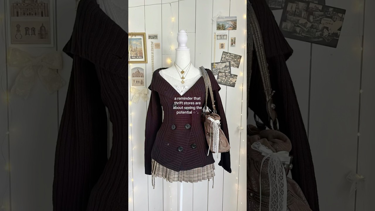 my fav part about thrifting 🥹 