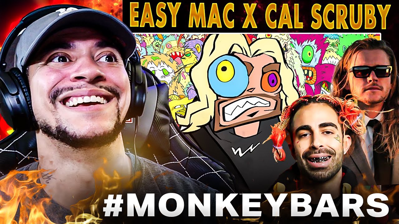 WE TAPPIN' IN!!!!Eazy Mac x Cal Scruby - #Monkeybars (LIVE REACTION)