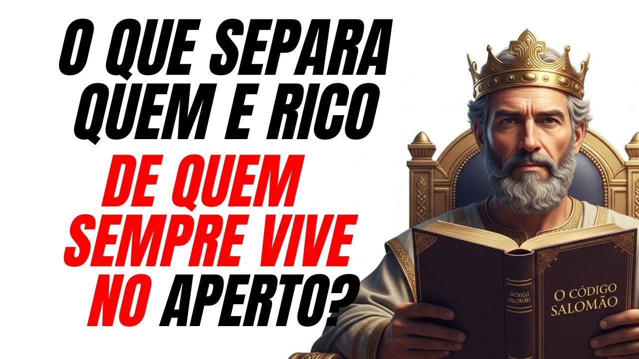 O Código Salomão: O que Separa Quem é Rico de Quem Sempre Vive no Aperto?
