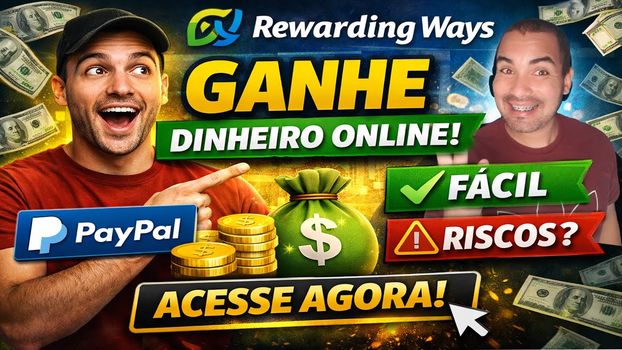 Esse Site Voltou E Paga Na Hora  Saqua no PayPal (Rewardingways)