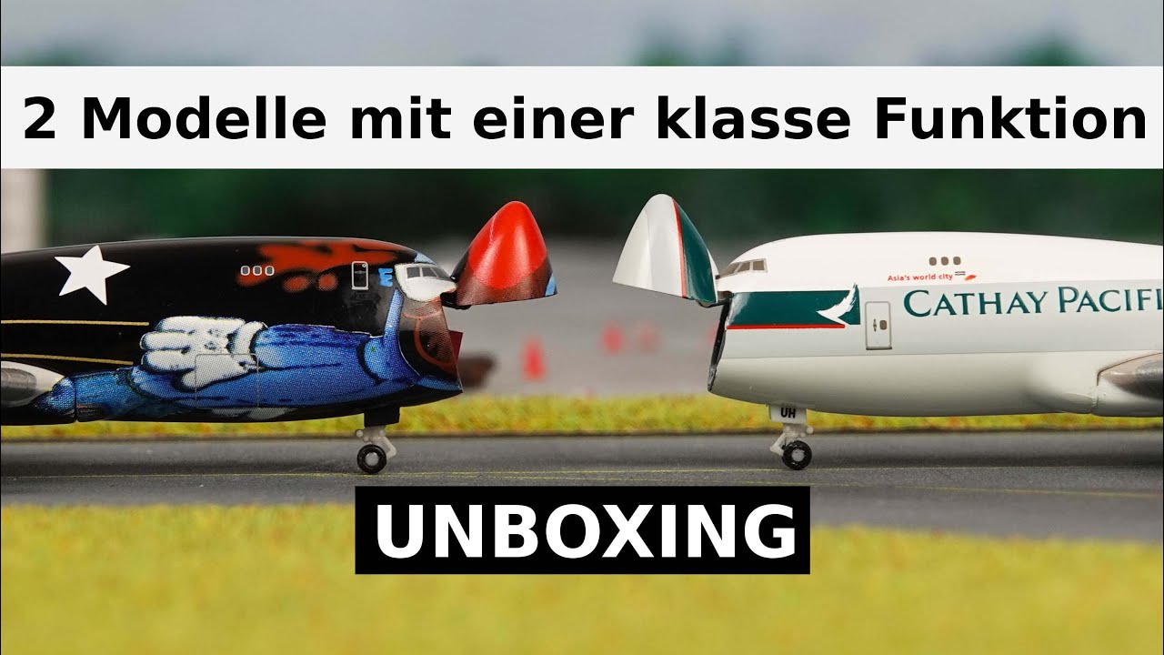 Modelle von Herpa aus einer kreativen Zeit | Unboxing