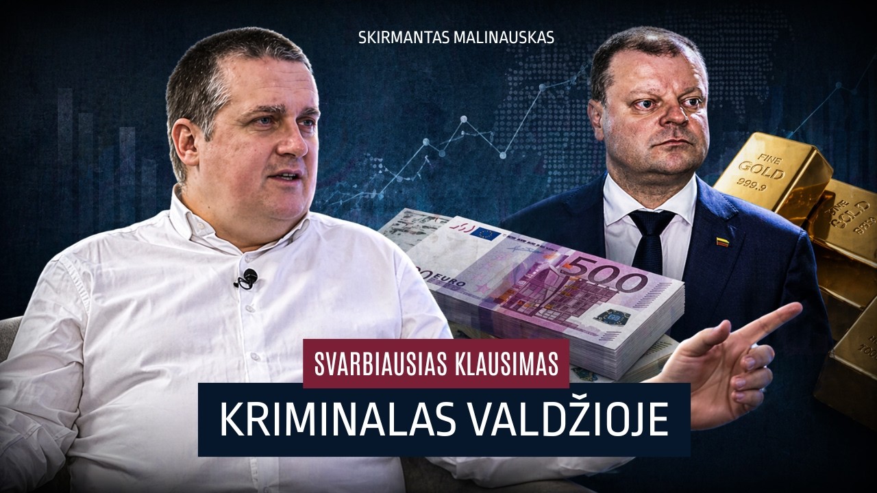 Kriminalas suaugęs su valdžia. Malinauskas apie Skvernelio bylą