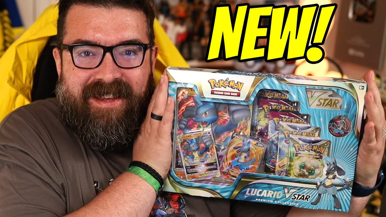 Opening Brand New LUCARIO V STAR PREMIUM COLLECTION Box | Pokemon TCG