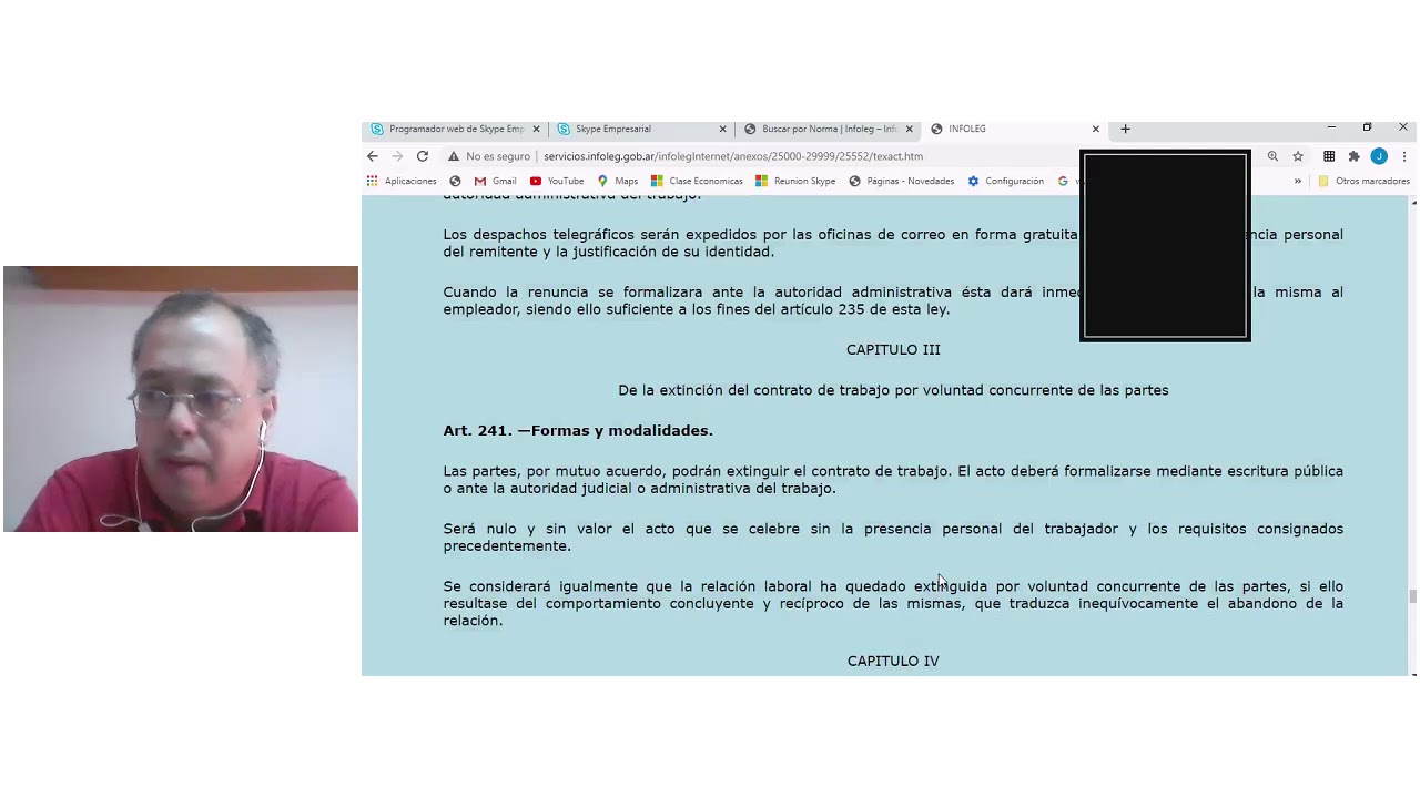Extinción del Contrato de Trabajo - Parte 1 por Javier Nagata.