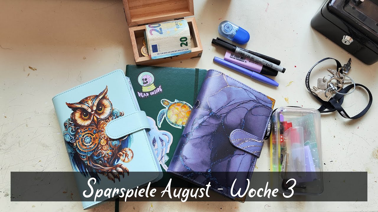 Sparspiele August 2025 - Woche 3 / #Umschlagmethode #sparspiele #budgeting