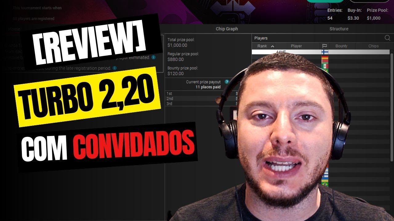 Review de um torneio turbo de $2.20