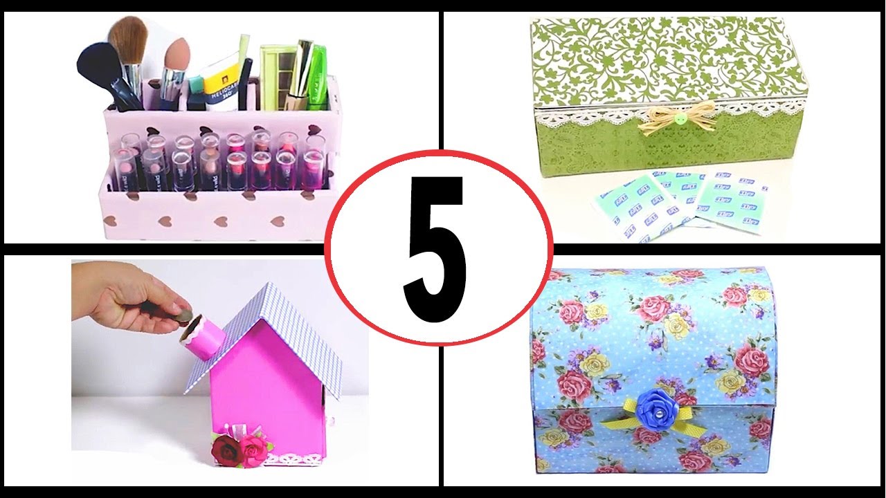 5 Ideas Increíbles de Reciclaje con Cajas de Cartón