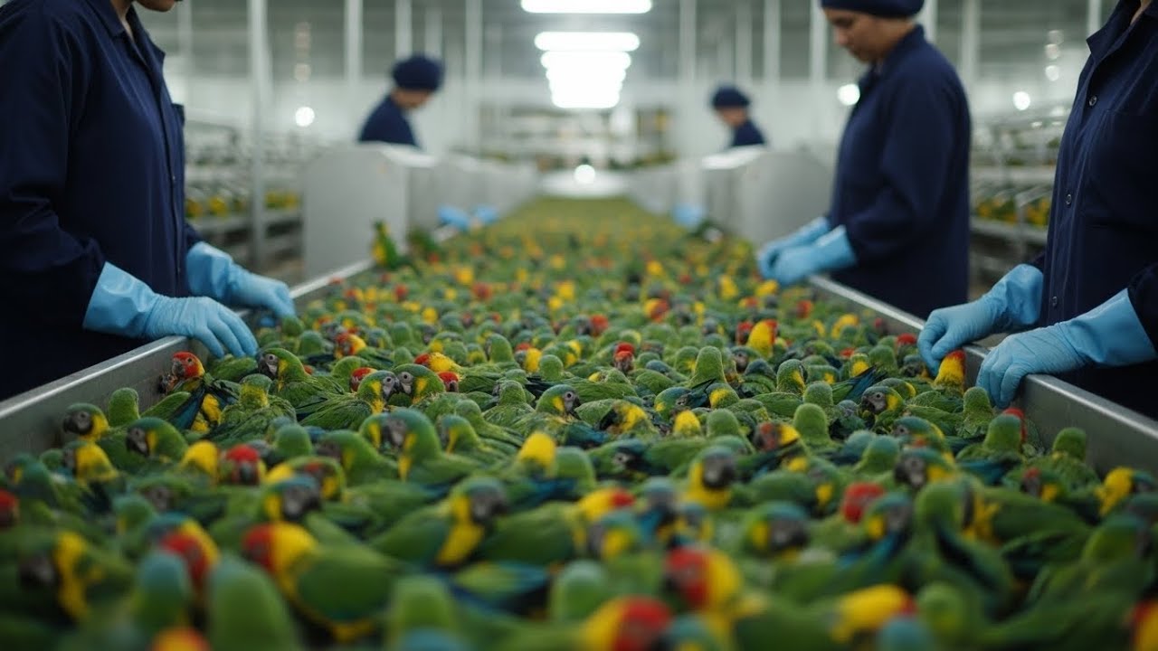 Inside a Parrot Breeding & Hatching Process  From Eggs to Chicks