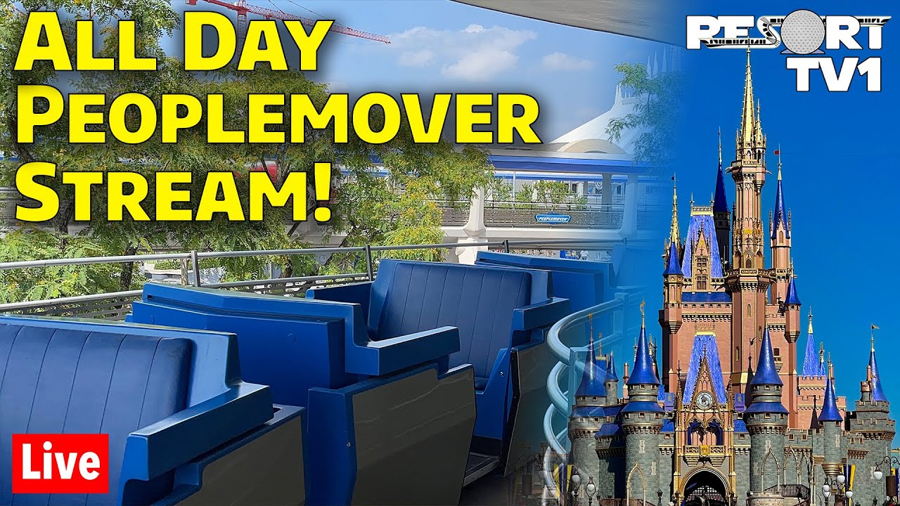 🔴ALL DAY TTA Peoplemover Live Stream at Magic Kingdom - Walt Disney World
