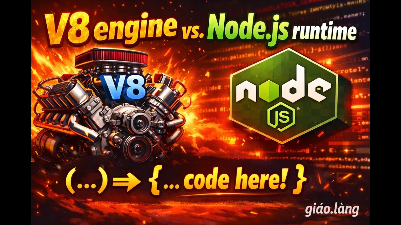 Giải ngố Full Stack: Bài 03_Dạo chơi với JavaScript: Chill nhẹ V8 Engine và NodeJS runtime