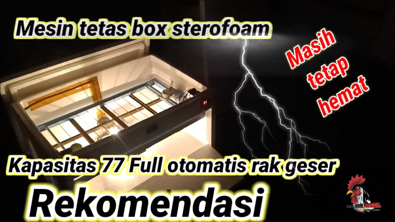 Review Mesin Tetas Dari Sterofoam kapasitas Besar
