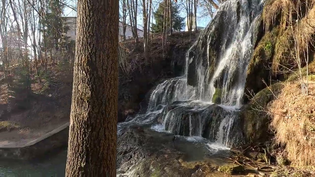 Lúčanský vodopád 4k video..18.12.2025