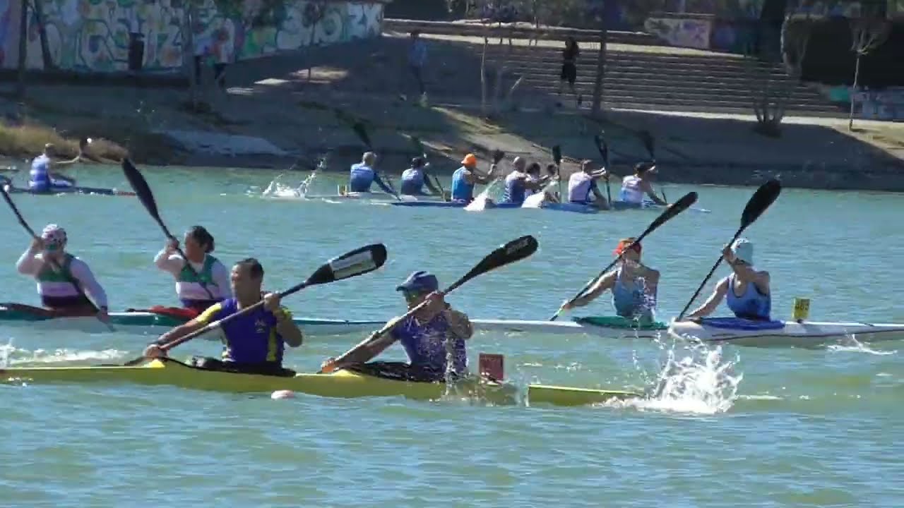 SALIDA 5 K2 Y C2 VETERANOS CAMPEONATO DE ESPAÑA DE INVIERNO MASTER SEVILLA 19  MARZO 2023