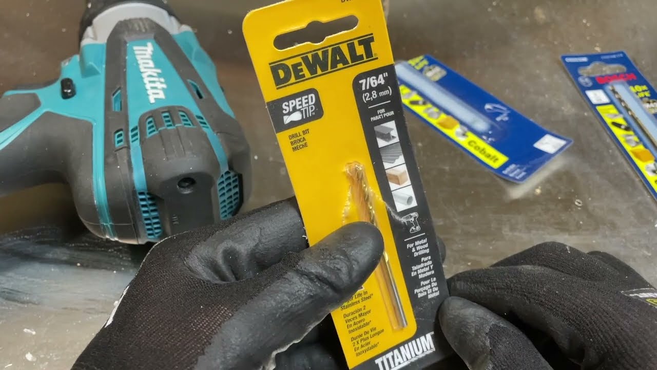 Bosch Cobalt vs Dewalt Titanium Drill Bit Comparison