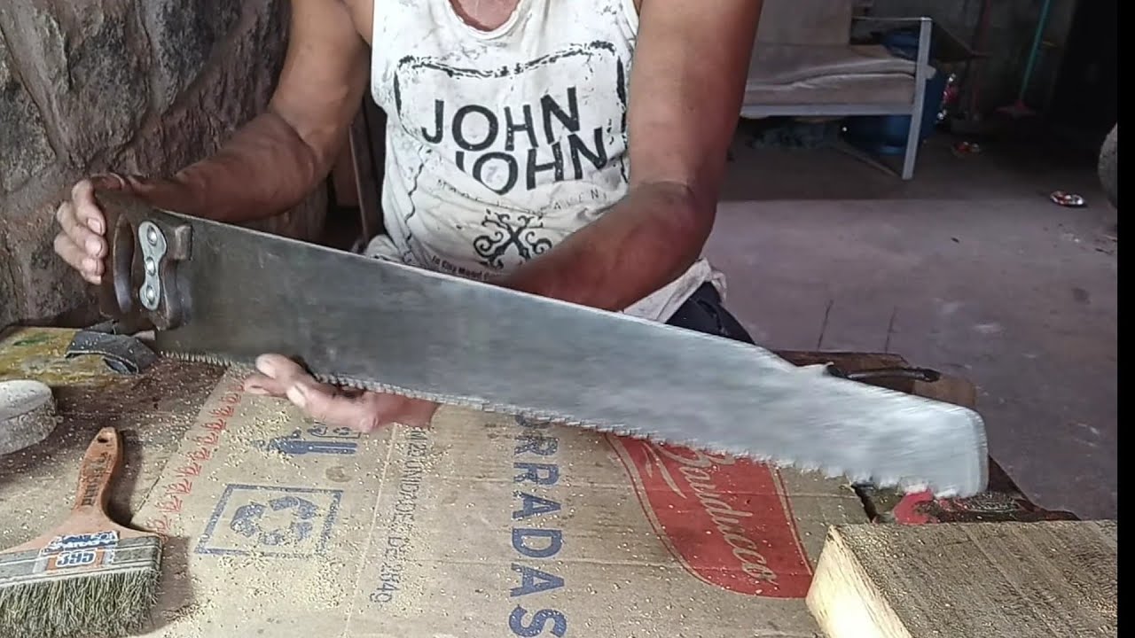 restaurando serrote antigo* como travar serrote esse jeito é fácil   #nivaldo#fazendo#arte#