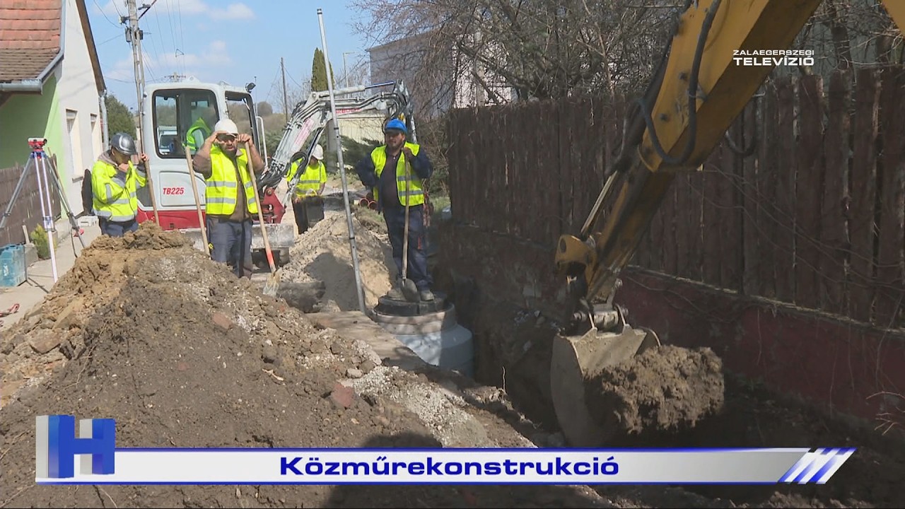 Közműrekonstrukció – ZTV Híradó 2026-03-13