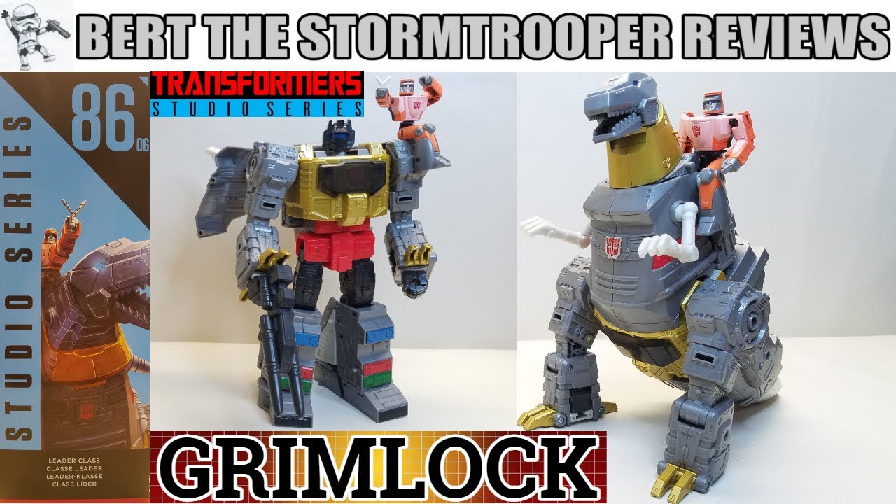 Transformers Studio Series '86 GRIMLOCK REVIEW! Bert the Stormtrooper Reviews!