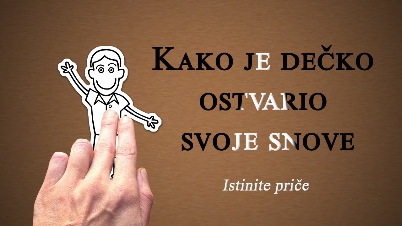 Istinita Motivacijska Priča o Dečku koji NIJE ODUSTAO od Svog Sna