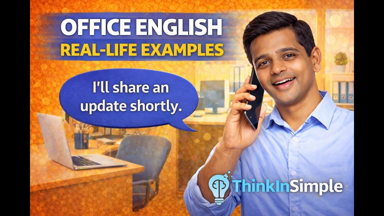 Speak English Like a Pro | 8️⃣ Office English – Real-Life Examples