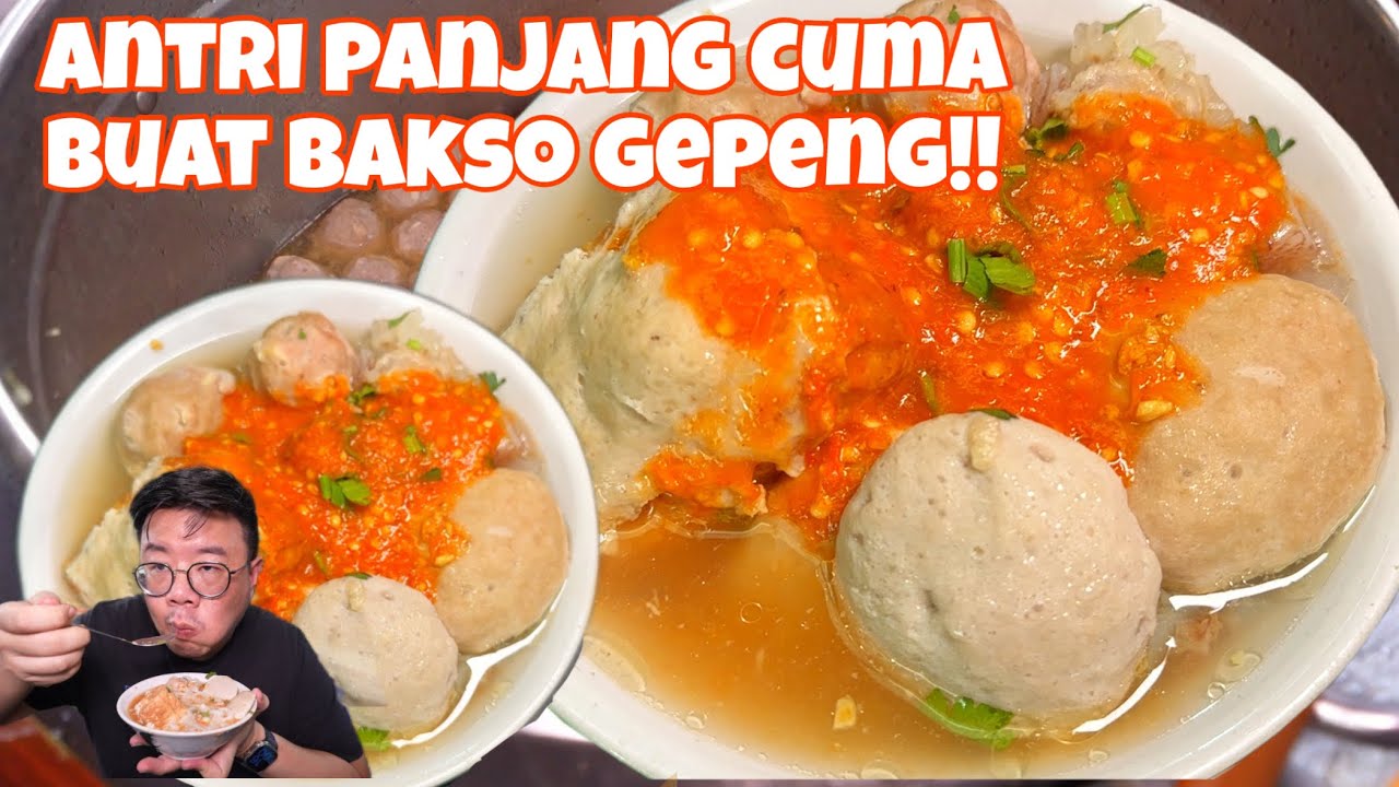 LANGSUNG VIRAL DAN RAME!! PADAHAL BARU BUKA BAKSO GEPENG BELUM 1 TAHUN