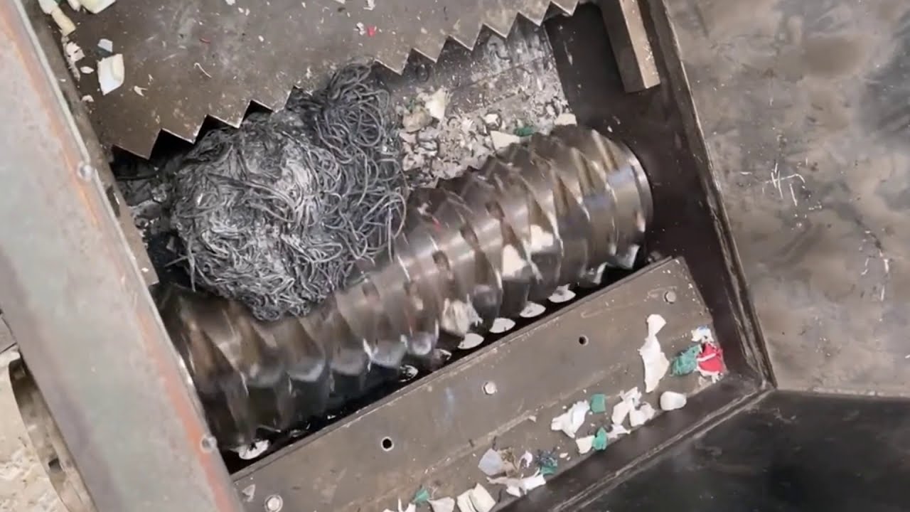 Plastic shredder ldpe