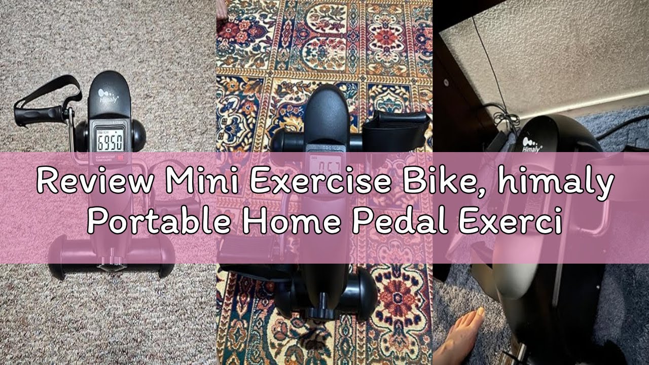 Review Mini Exercise Bike, himaly Portable Home Pedal Exerciser Gym Fitness Leg Arm Cardio Training