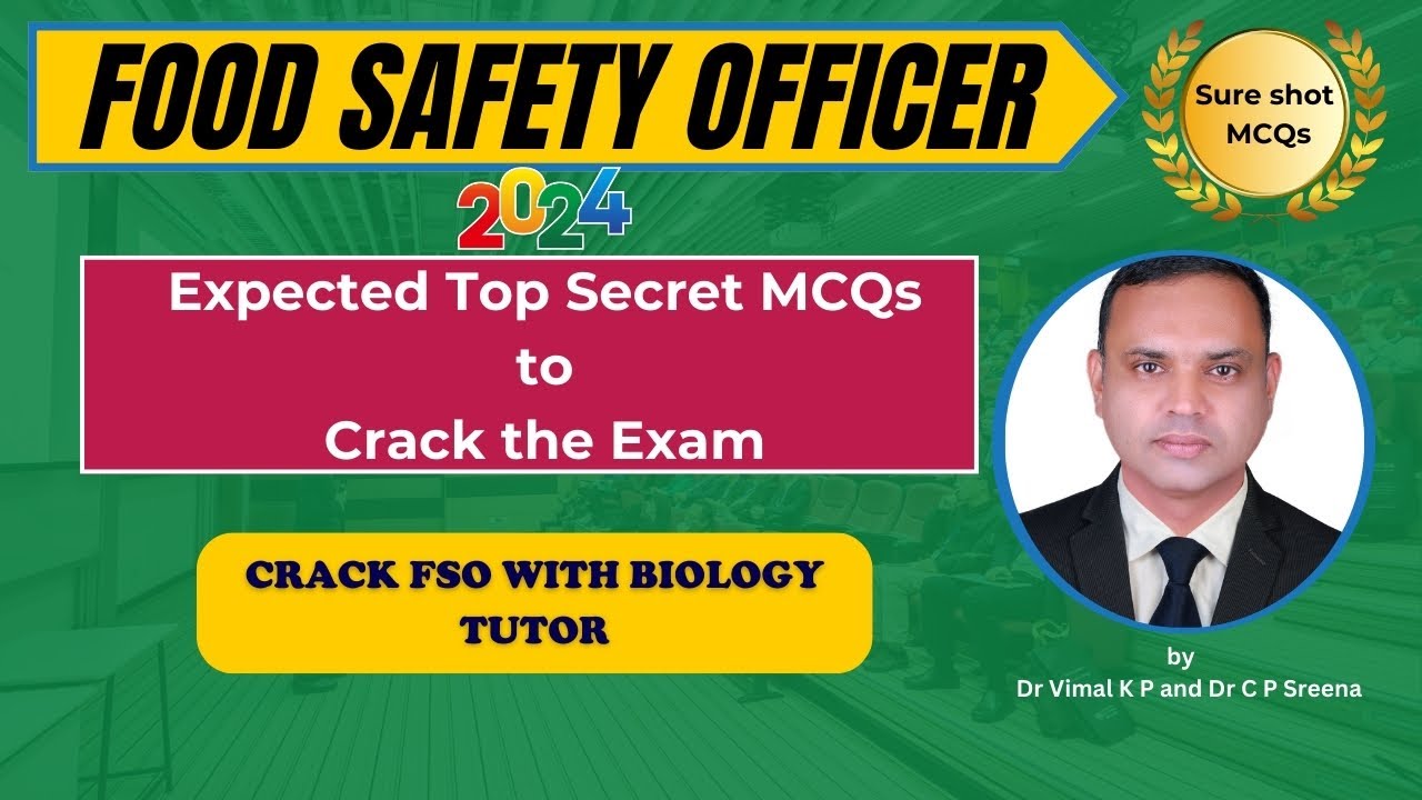 | CULTURE MEDIA MCQS | | FOOD SAFETY OFFICER 2024 | #fso #foodsafetyofficer #foodsafety