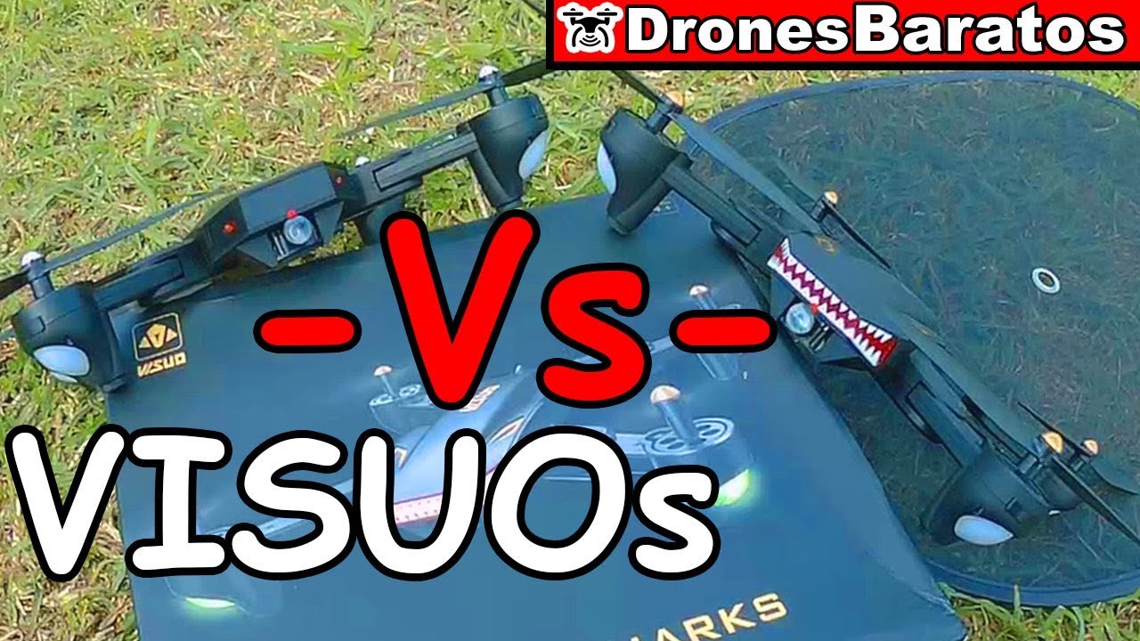 VUELO VISUO XS809S BATTLES SHARK Vs VISUO XS809HW Tiempos de Vuelo