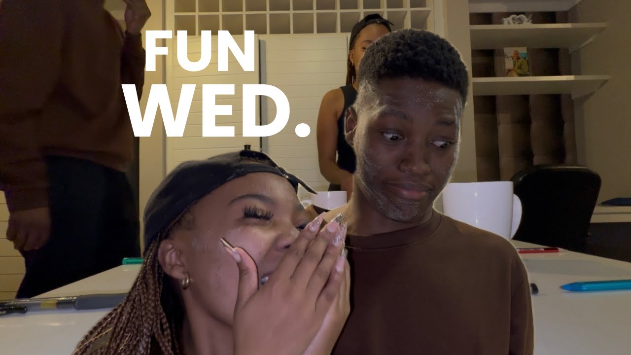 #games : FUN WED WITH BASSIE AND CLIVE | FLIP THE BOTTLE CHALLENGE