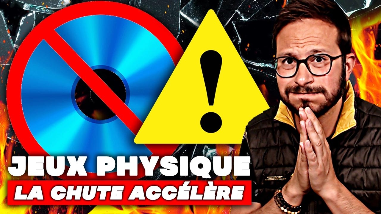 Jeux Vid&eacute;o Physiques : les ventes S'EFFONDRENT ❌ Les chiffres font TR&Egrave;S MAL 😥