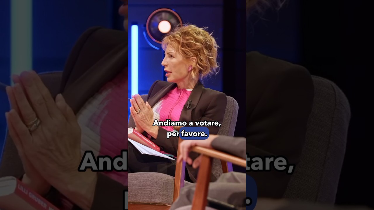 Lilli Gruber: &ldquo;Andiamo a votare&rdquo;