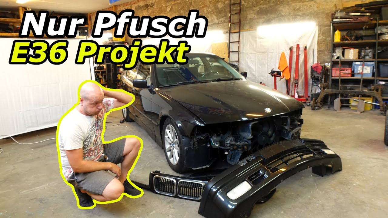 Was für ein Pfusch, Mängelliste wird größer, BMW E36 Projekt