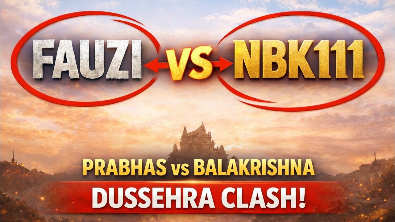 Prabhas FAUZI vs NBK111 Dussehra Clash 🔥 Who Will Dominate 2026 Box Office?