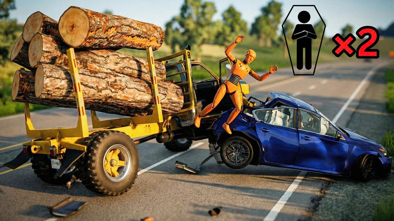 Realistic High-Speed Car Crashes in BeamNG.drive #1 | Ultra Realistic Speed Crash Compilation