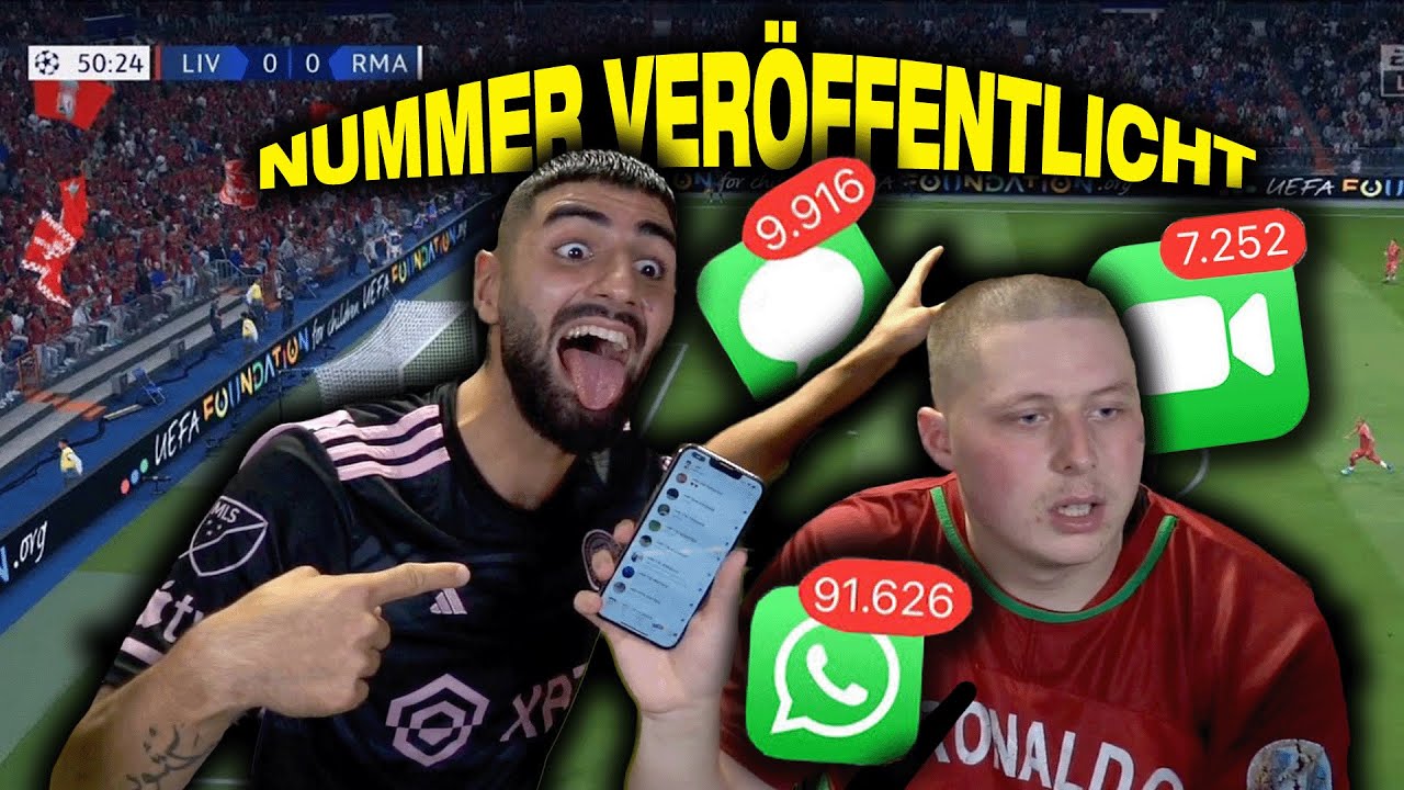 FIFA MATCH VERLIERER MUSS SEINE NUMMER VERÖFFENTLICHEN | Mit AGRESSIONEN | Jordan & Semih