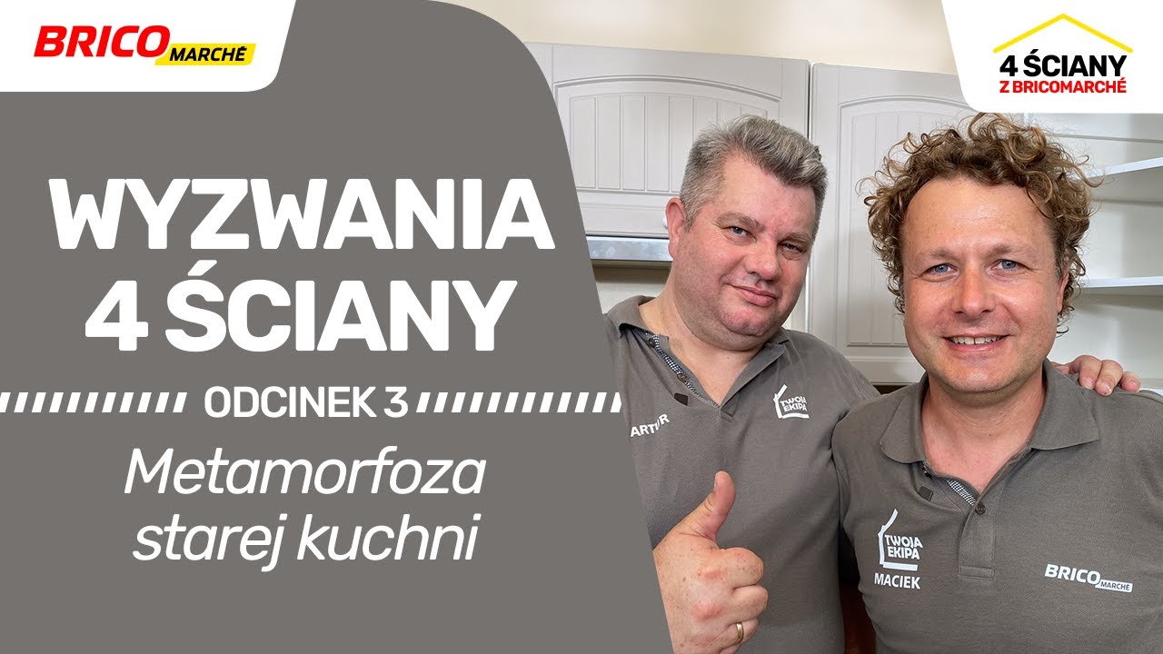 Wyzwania 4 ściany - Metamorfoza starej kuchni