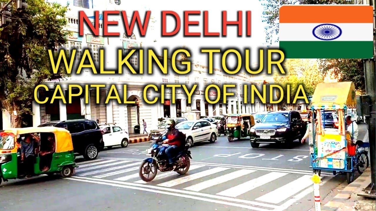 Walking Tour in New Delhi 🇮🇳 | Capital Of India |  Hindustan | Bharat | Jai Hind | Vande Mataram 