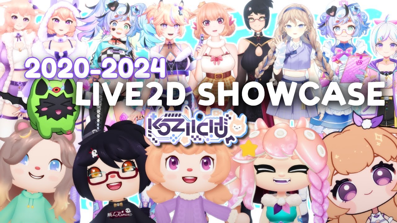 Every VTuber Model I've Animated 2020-2024 FULL LIVE2D SHOWCASE!