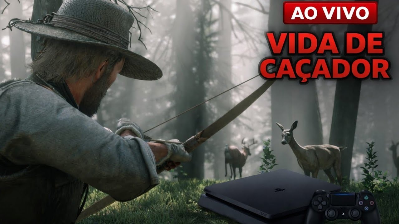 VIDA DE CAÇADOR PS4 SLIM | RED DEAD REDEMPTION 2