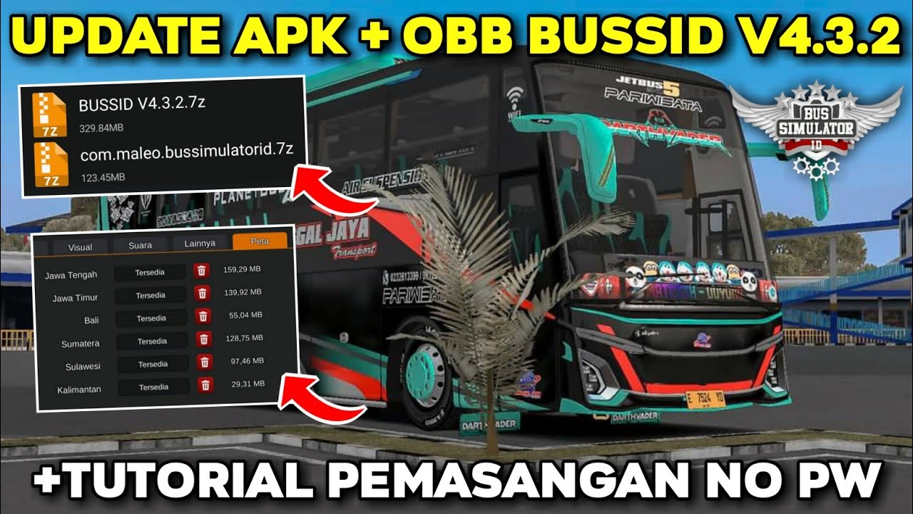 UPDATE BUSSID 4.3.2 !! APK + OBB BUSSID V4.3.2 FULL MAP & NO BUG | SUPPORT KODENAME