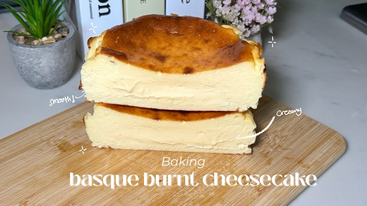 Beginner-Friendly Mini Burnt Cheesecake | Baking Diary