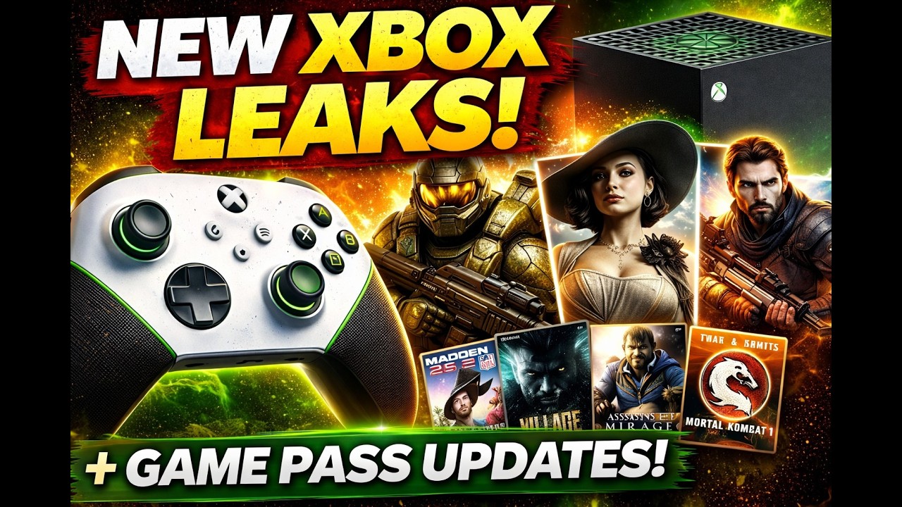 New Xbox Leak + HUGE Game Pass Drop