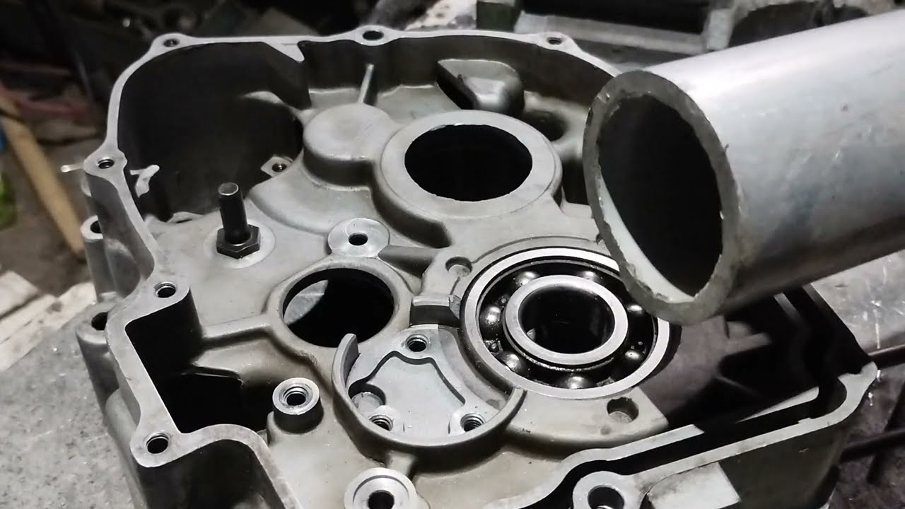 soldando el motor de moto con aluminio tig