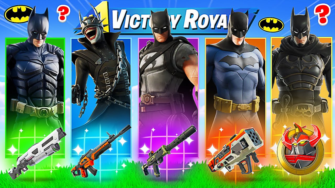 The *RANDOM* BATMAN Challenge in Fortnite!