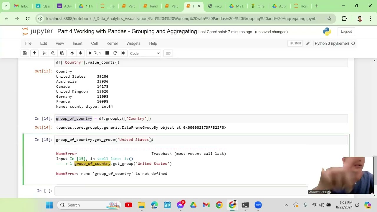 Grouping & Aggregating in Pandas - Part 16