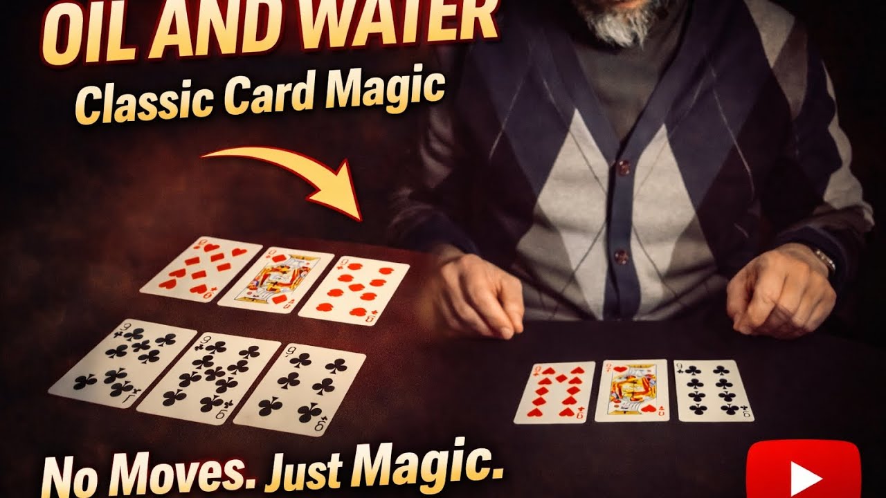 Oil and Water — Classic Card Magic with No Moves | Close-Up Sleight of Hand