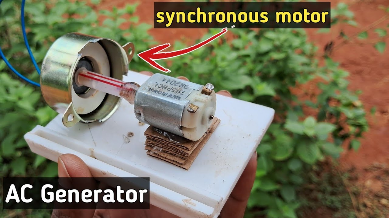 Synchronous motor generator||Synchronous motor experiment